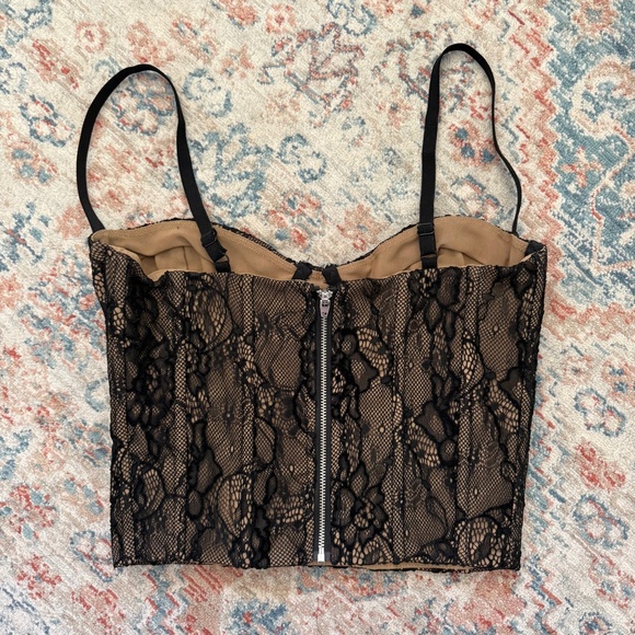 Good American Lace Bustier Top | Small | Black - Picture 5 of 7